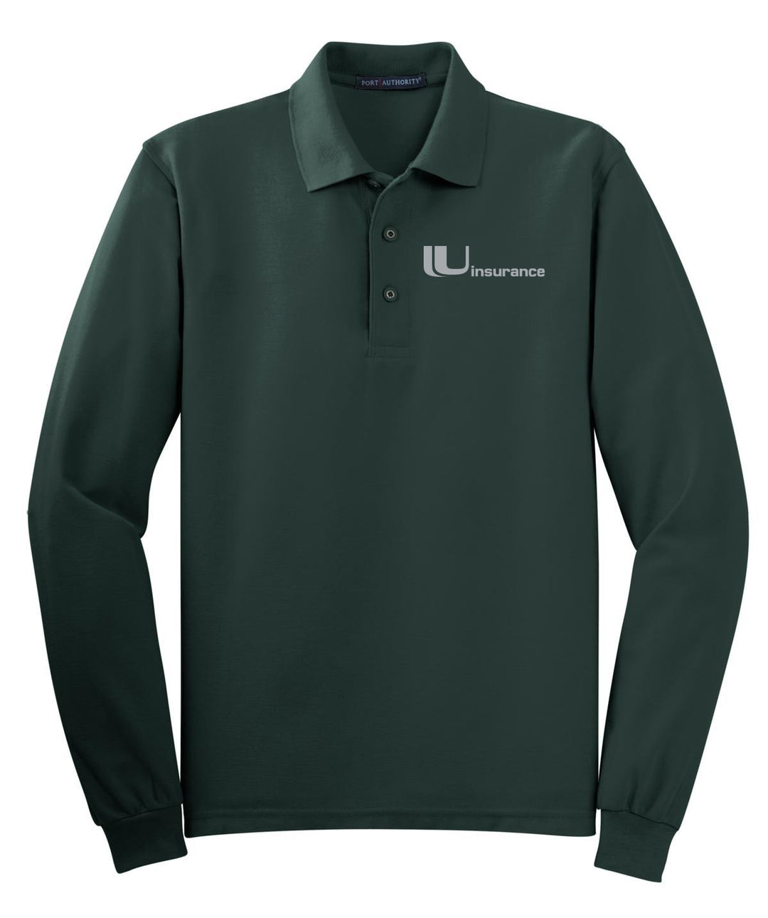 Uinsurance Unisex Silk Touch Long Sleeve Polo. K500LS