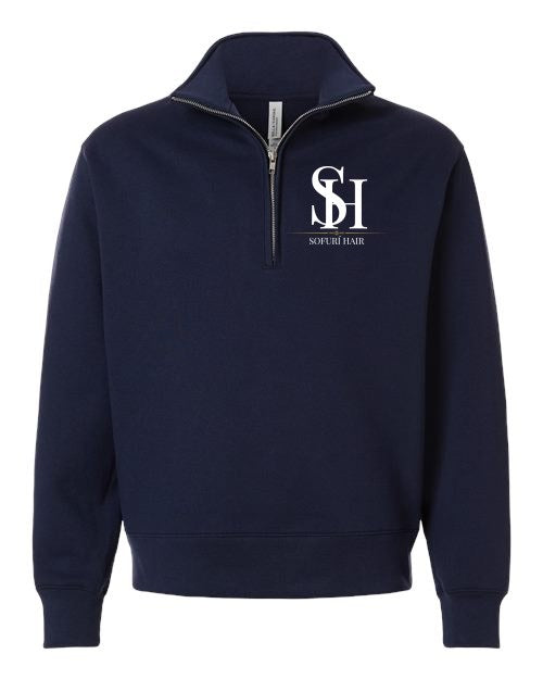 Sofuri Hair Unisex 10 oz Quarter-Zip Pullover Sweatshirt 4740