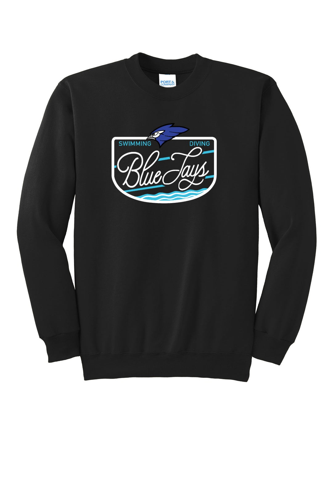 Port &amp; Company - Essential Fleece Crewneck Sweatshirt. PC90
