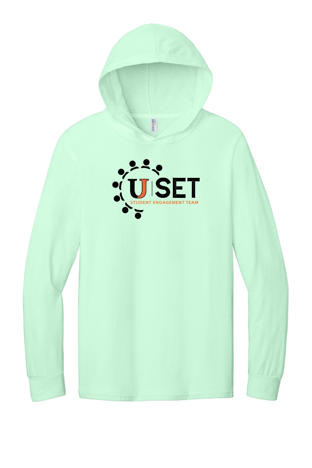 UJ Set Jerzees Unisex Cotton Long Sleeve Hooded T-Shirt 363LH