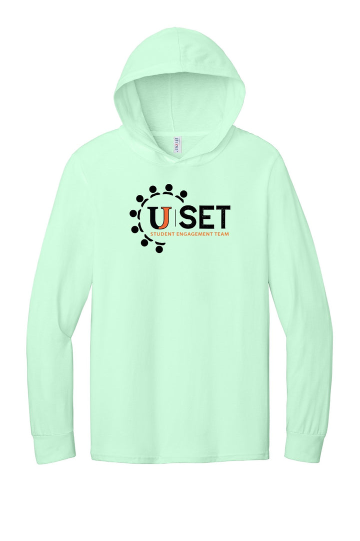 UJ Set Jerzees Unisex Cotton Long Sleeve Hooded T-Shirt 363LH