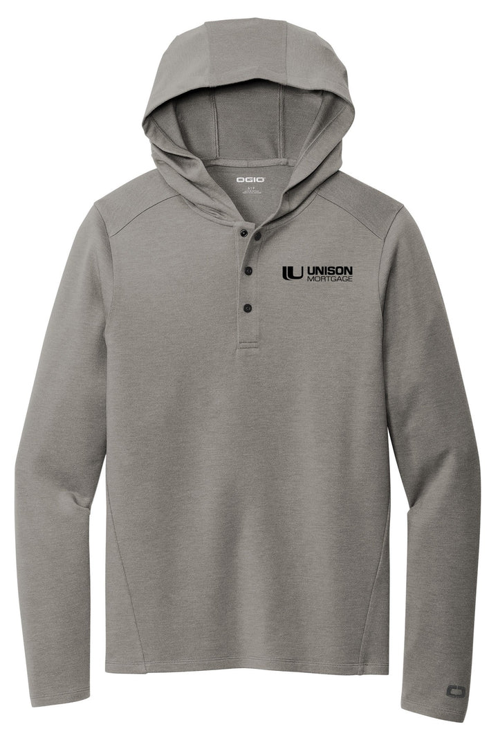Unison Mortgage Unisex OGIO Luuma Flex Hooded Henley OG826