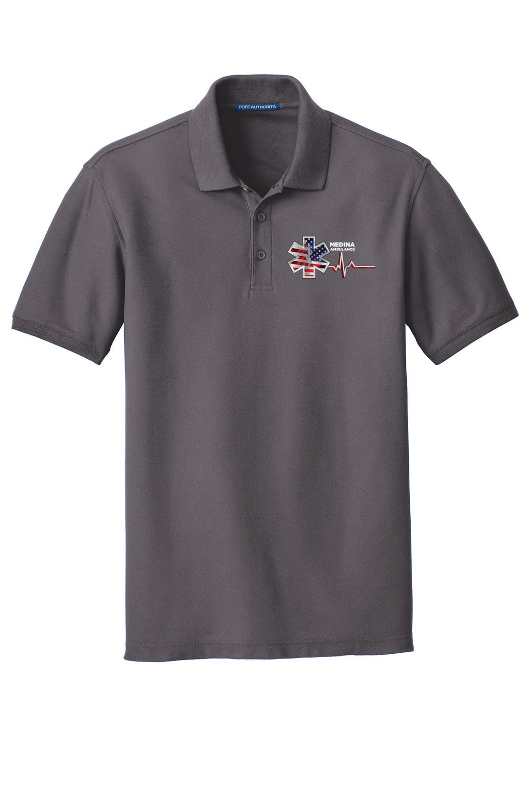 Medina Ambulance TALL Core Classic Pique Polo. TLK100