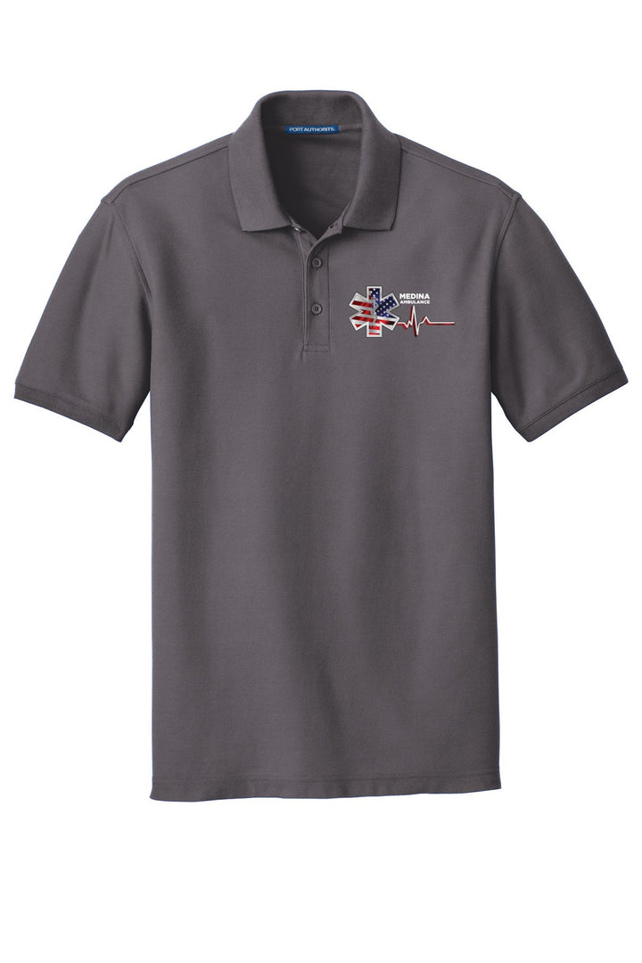 Medina Ambulance TALL Core Classic Pique Polo. TLK100