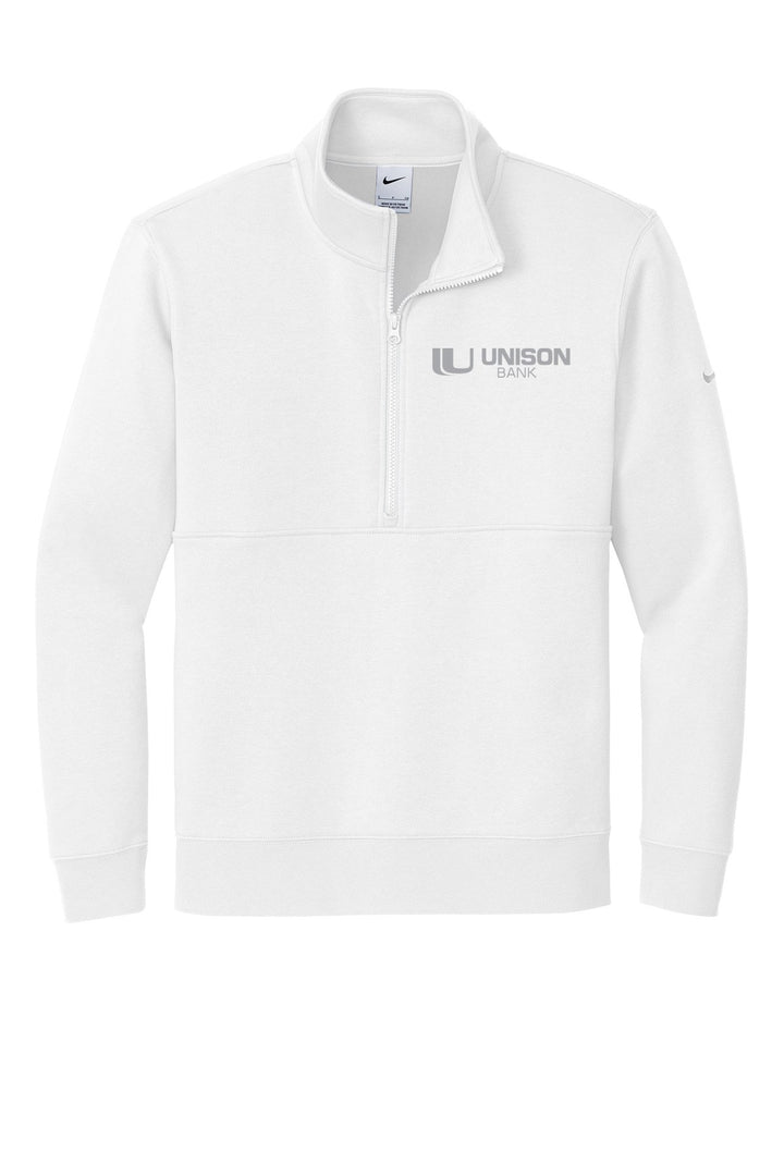 Unison Bank (Embroidered) Nike Club Fleece Sleeve Swoosh 1/2-Zip NKDX6718