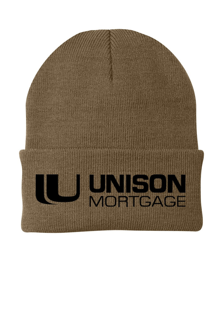 Unison Mortgage Port &amp; Company Knit Cap. CP90