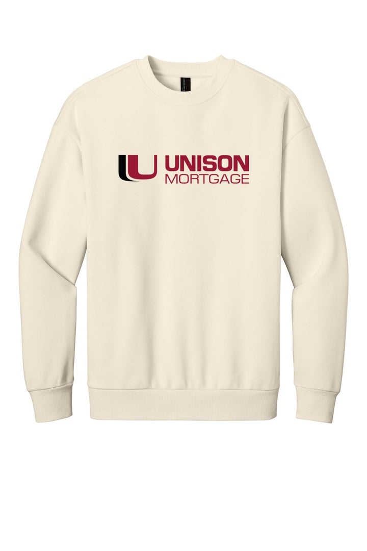 Unison Mortgage Unisex District V.I.T. Heavyweight Fleece Crew DT6154