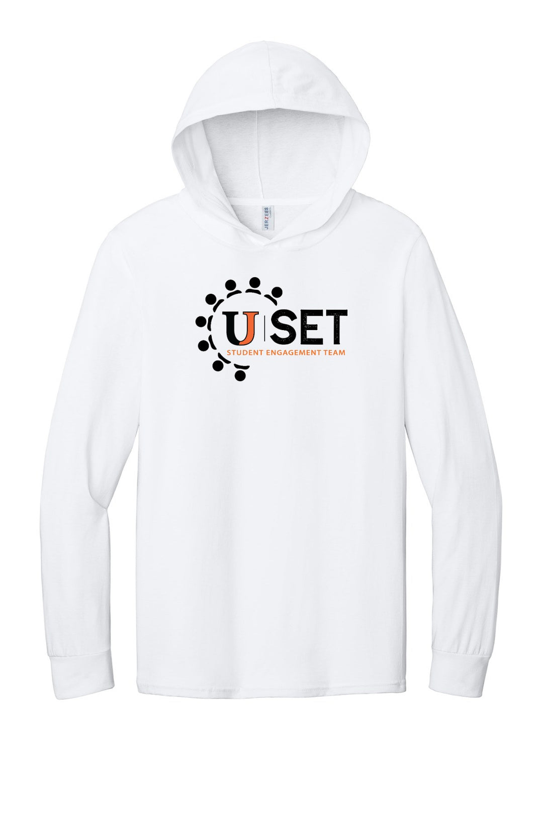 UJ Set Jerzees Unisex Cotton Long Sleeve Hooded T-Shirt 363LH