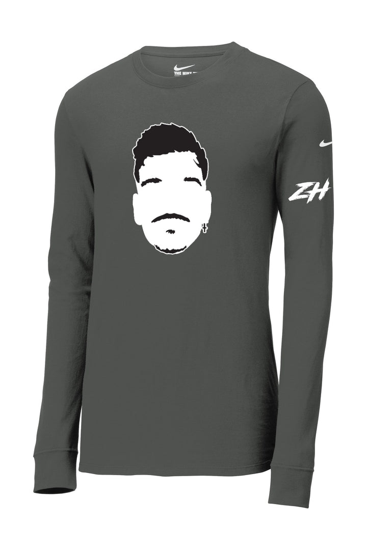 Zesty Nike Dri-FIT Cotton/Poly Long Sleeve Tee. NKBQ5230