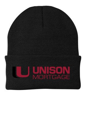 Unison Mortgage Port &amp; Company Knit Cap. CP90