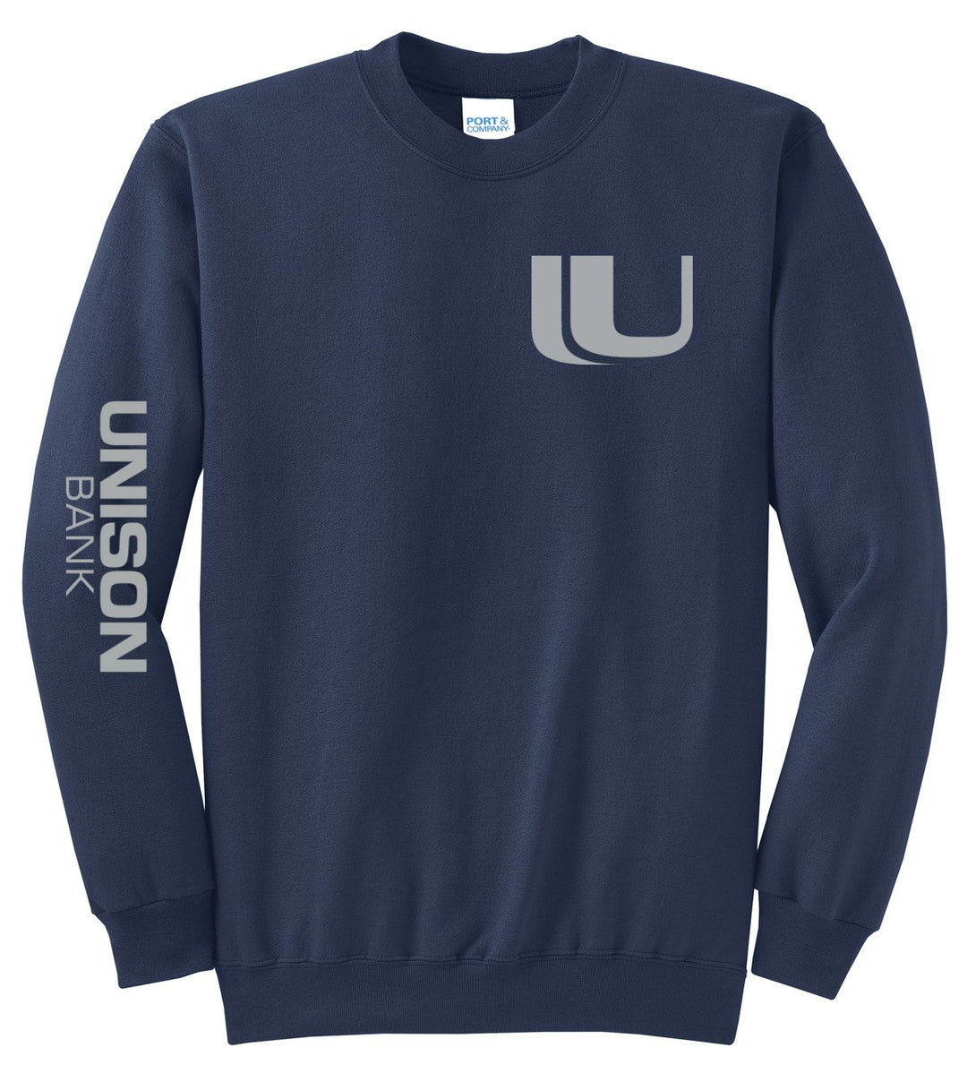 Unison Bank Unisex Core Fleece Crewneck Sweatshirt. PC78