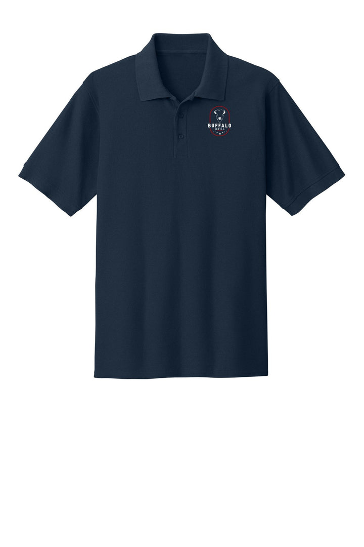 Buffalo Grill Port&amp;Company Core Blend Pique Polo. KP155