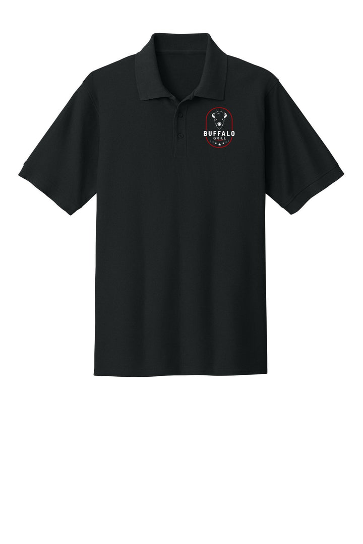 Buffalo Grill Port&amp;Company Core Blend Pique Polo. KP155