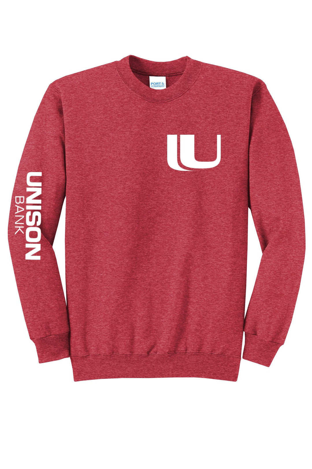 Unison Bank Unisex Core Fleece Crewneck Sweatshirt. PC78