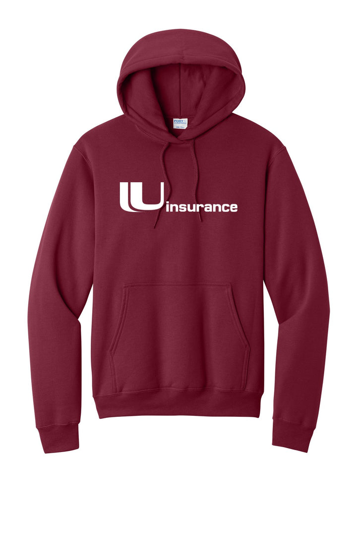 Uinsurance Unisex Port &amp; Company - Core Fleece Pullover Hoodie. PC78H