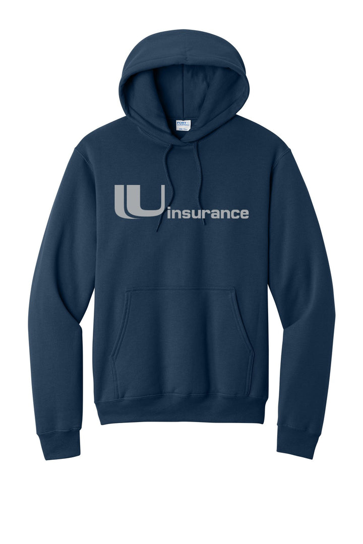 Uinsurance Unisex Port &amp; Company - Core Fleece Pullover Hoodie. PC78H