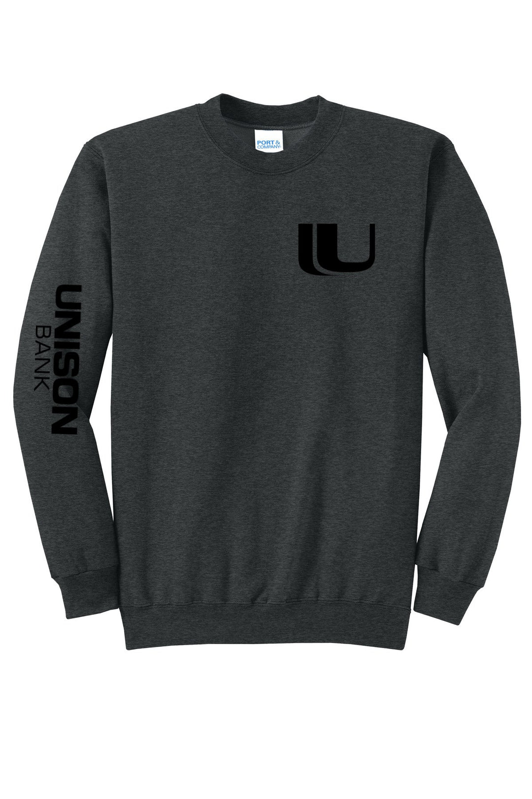 Unison Bank Unisex Core Fleece Crewneck Sweatshirt. PC78