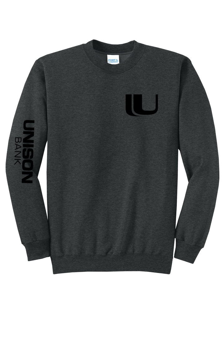 Unison Bank Unisex Core Fleece Crewneck Sweatshirt. PC78