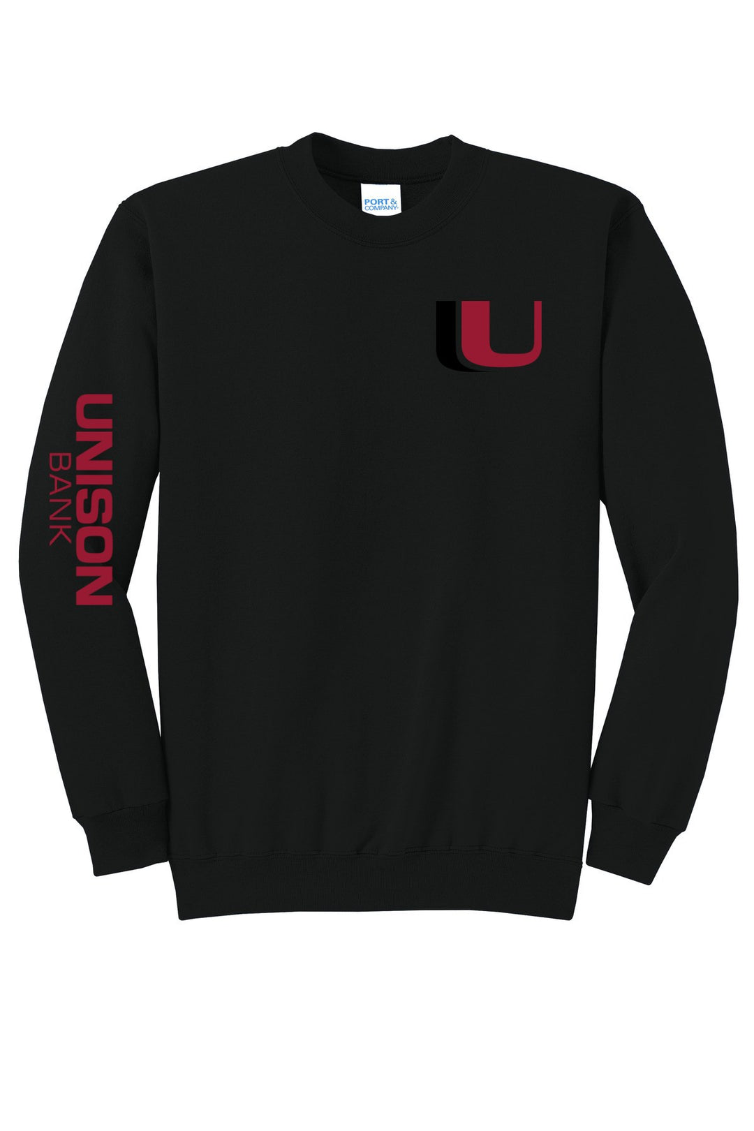 Unison Bank Unisex Core Fleece Crewneck Sweatshirt. PC78