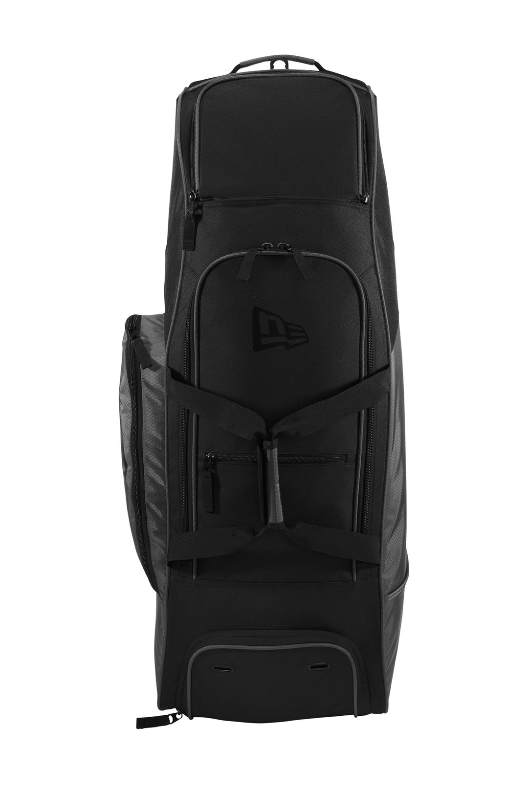 New Era Shutout Wheeled Bat Bag NEB701 — Graphite/ Black