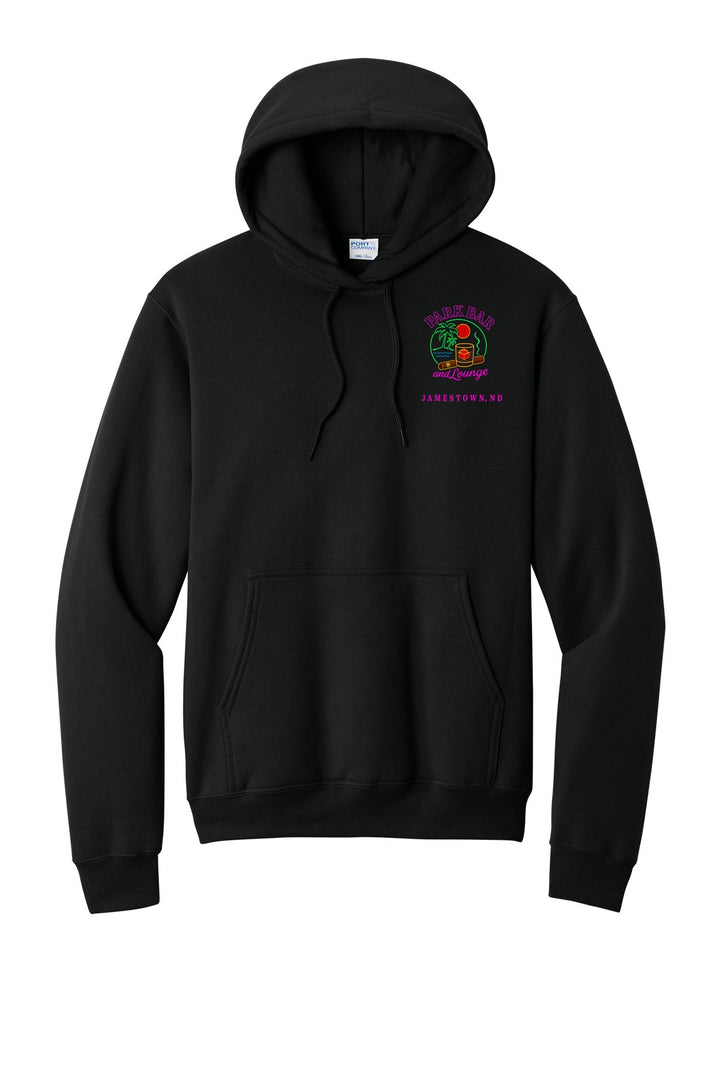 Port &amp; Company - Core Fleece Pullover Hooded Sweatshirt. PC78H — Jet Black