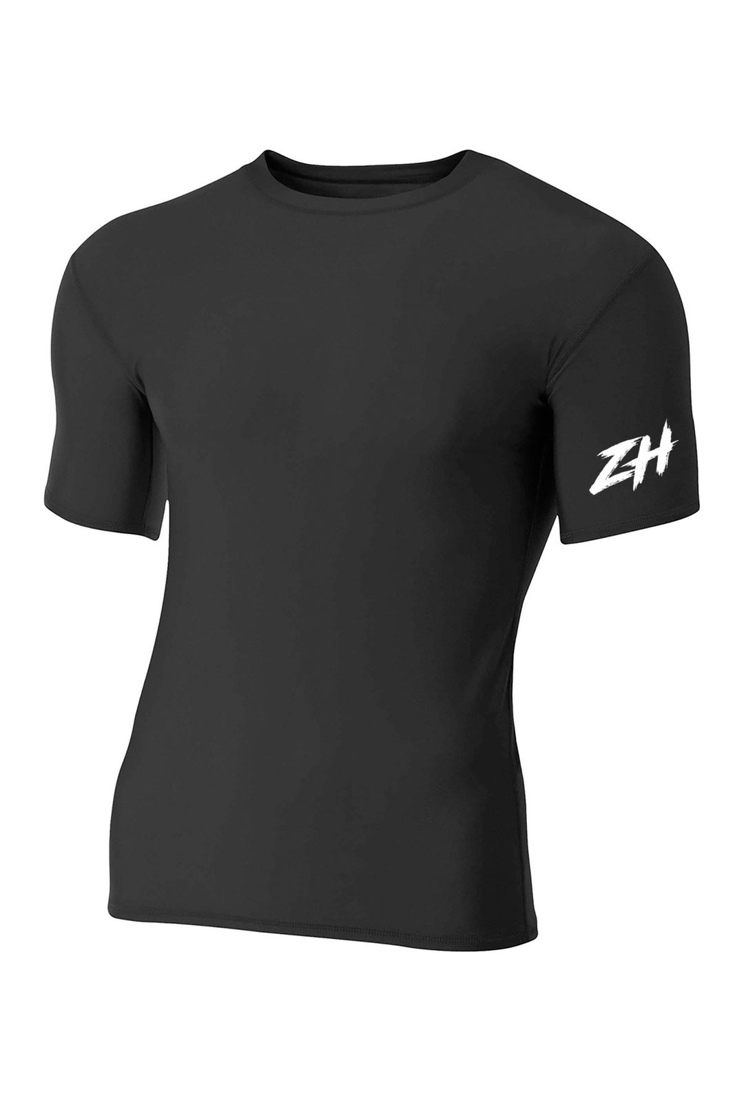A4 Compression Short Sleeve Tee — Black