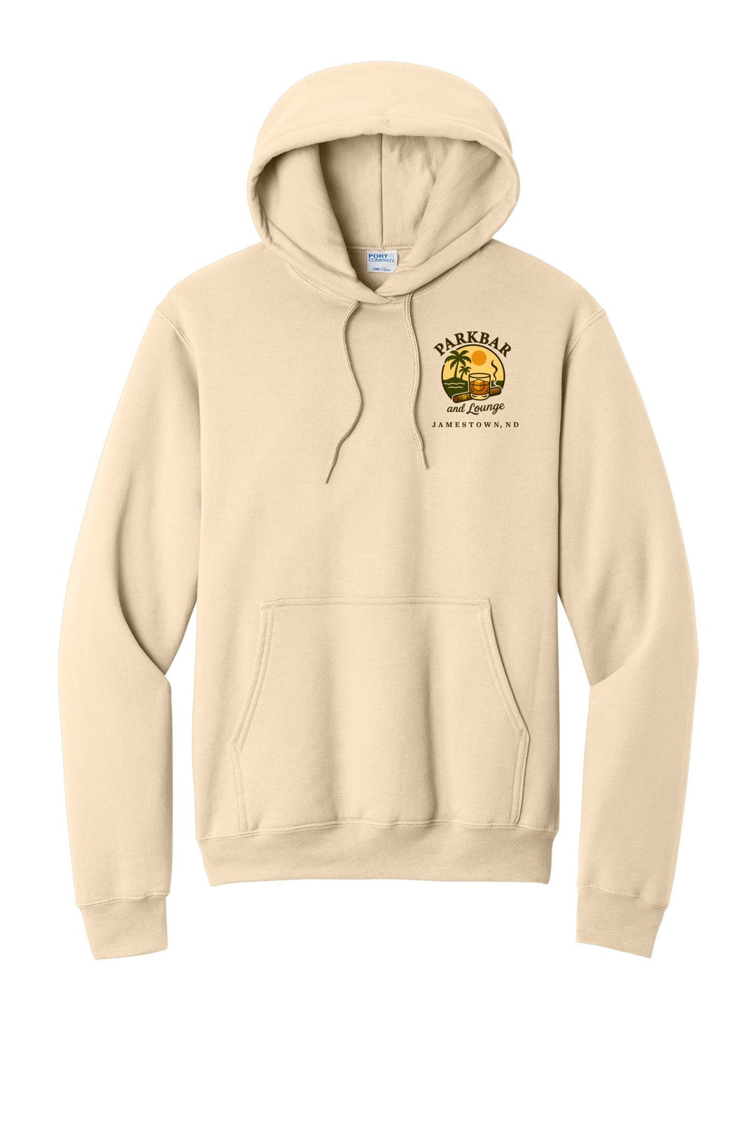 Port &amp; Company - Core Fleece Pullover Hooded Sweatshirt. PC78H — Creme