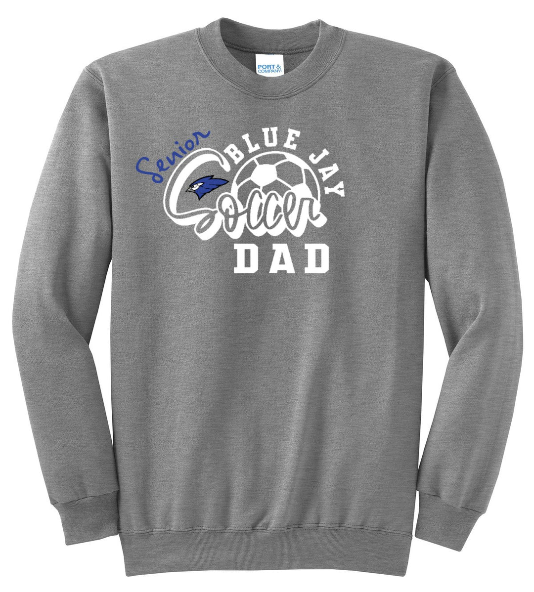 Port &amp; Company - Core Fleece Crewneck Sweatshirt. PC78 — Athletic Heather