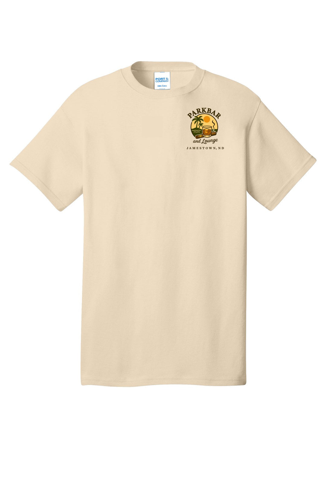 Port &amp; Company - Core Cotton Tee. PC54 — Creme