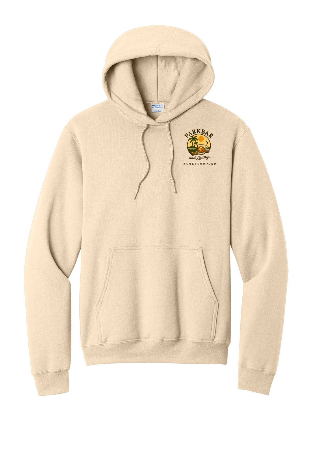 Port &amp; Company - Core Fleece Pullover Hooded Sweatshirt. PC78H — Creme