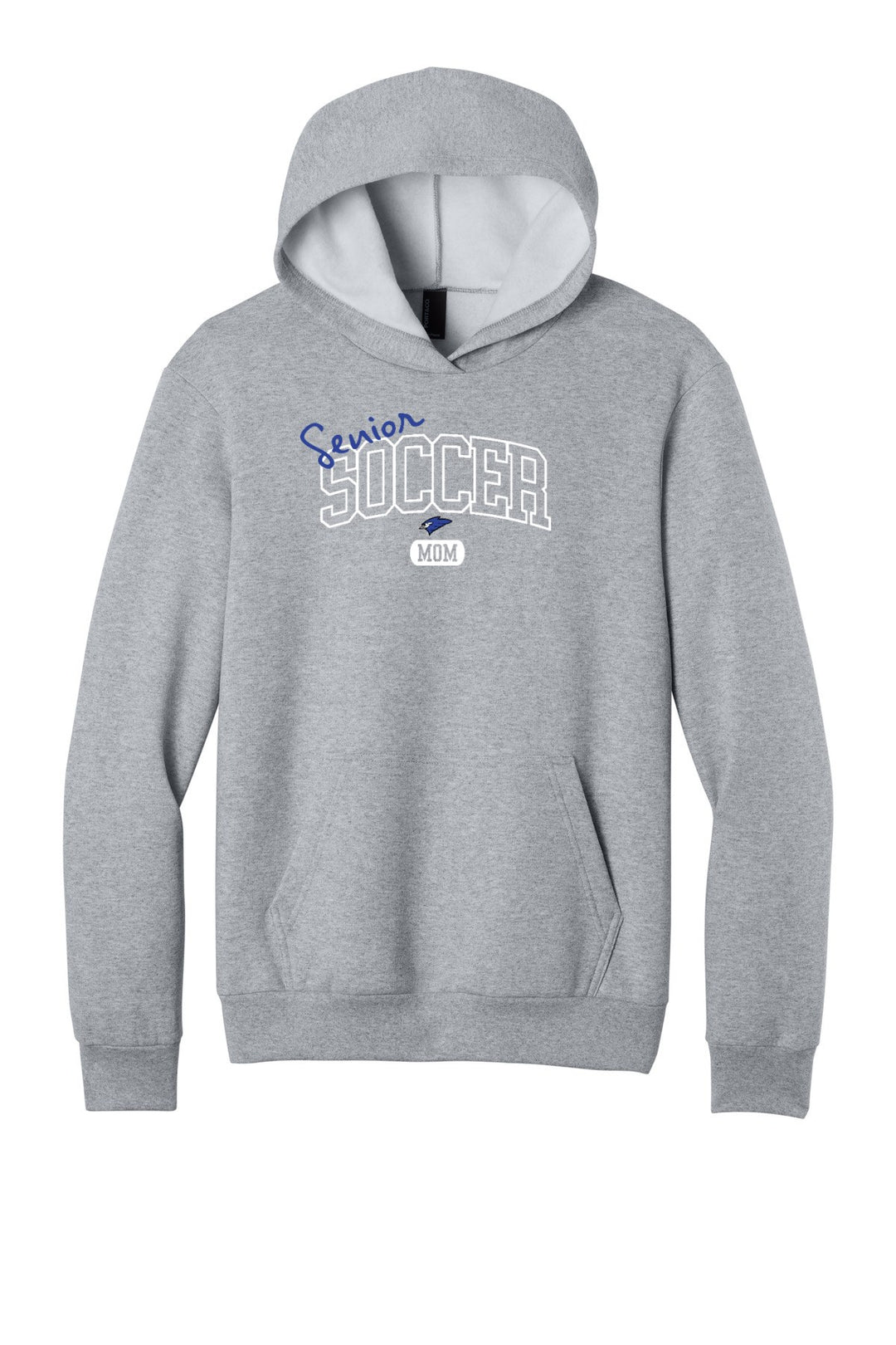 Port &amp; Co Easy Fleece Pullover Hooded Sweatshirt PC68H — senior soccer_mom26 — Athletic Heather