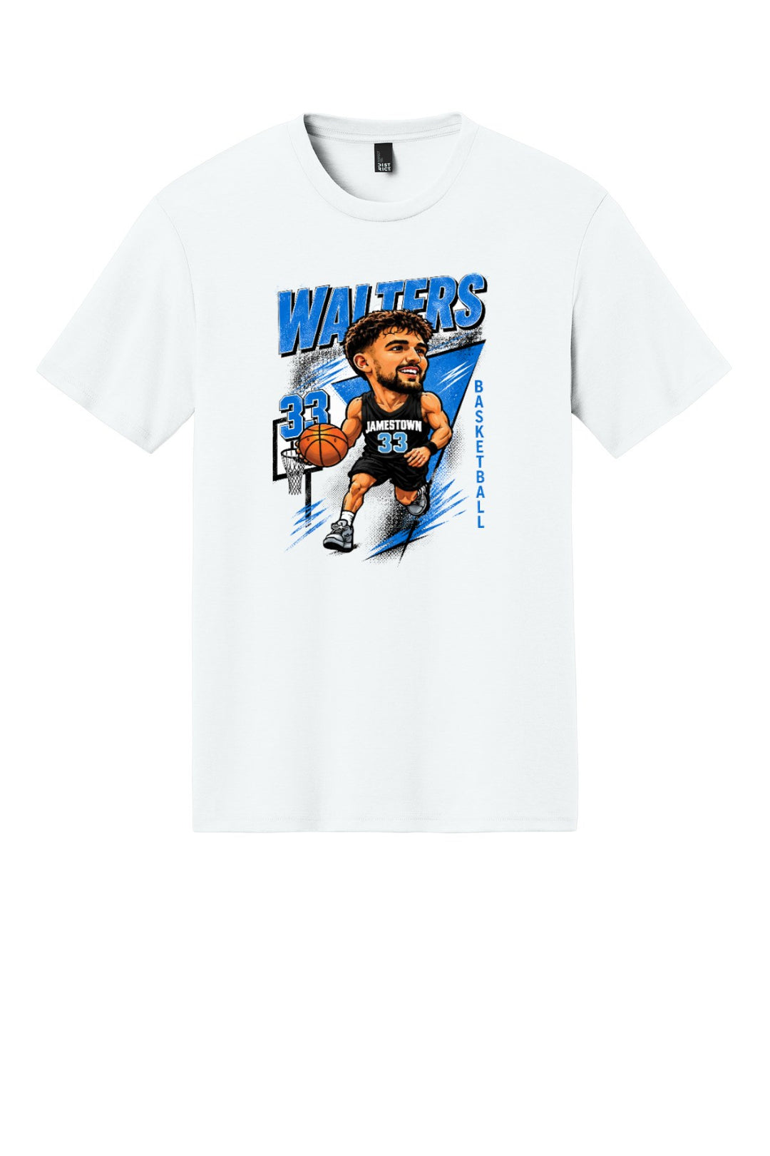 District Perfect Tri Tee. DM130 — White