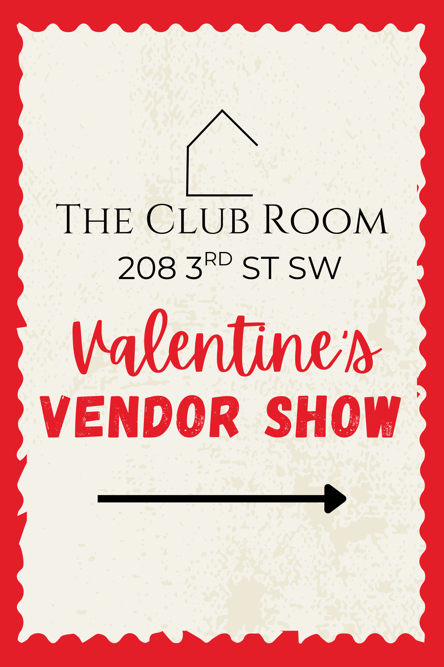 Valentines Show Sign