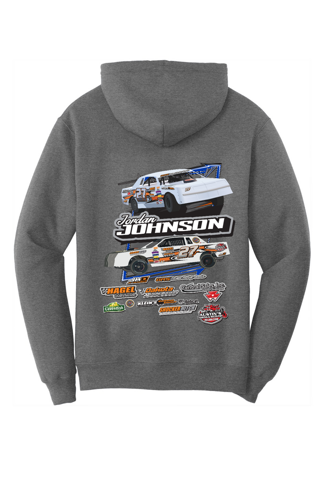 Back Design - Graphite Heather