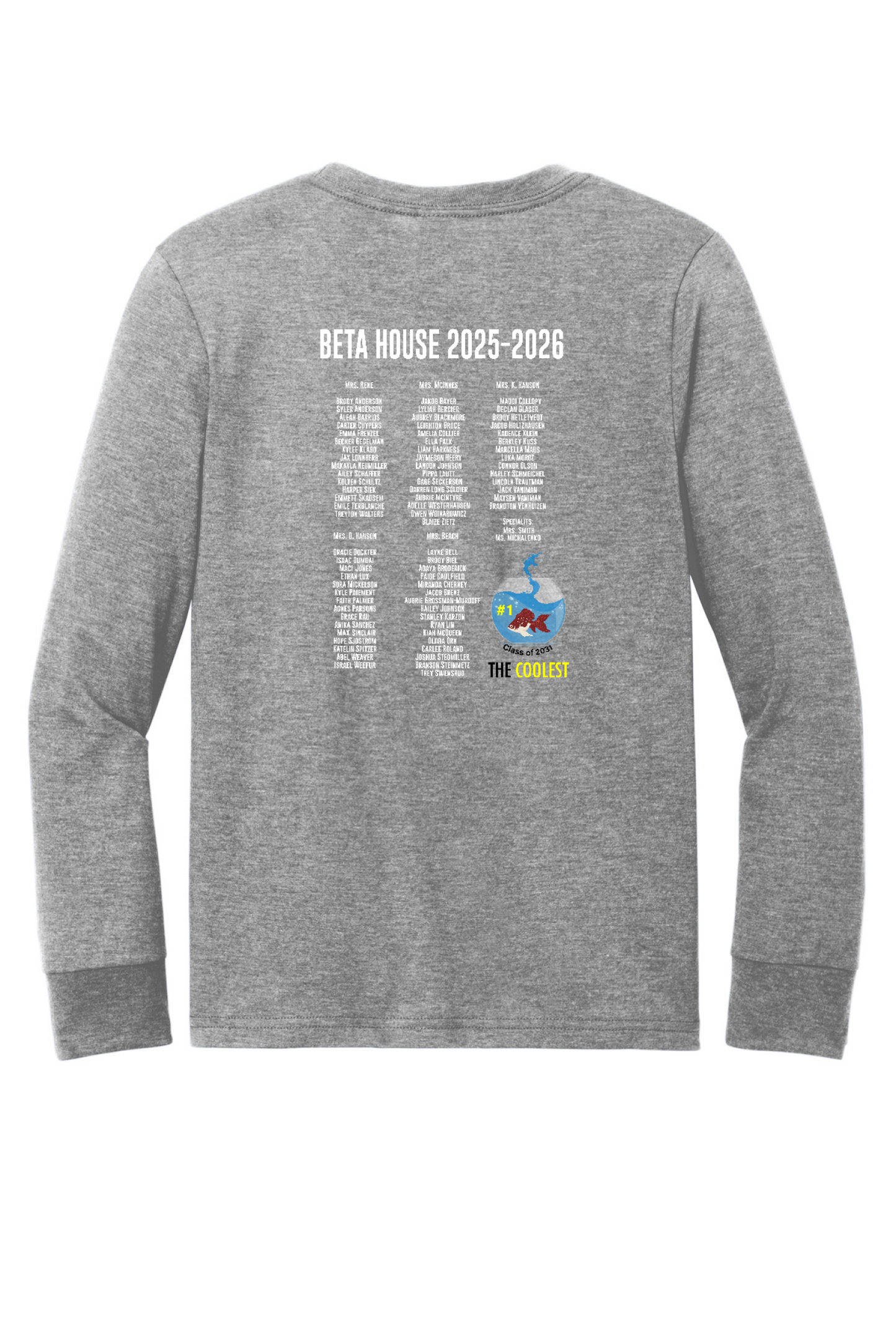 Back Design - Grey Frost