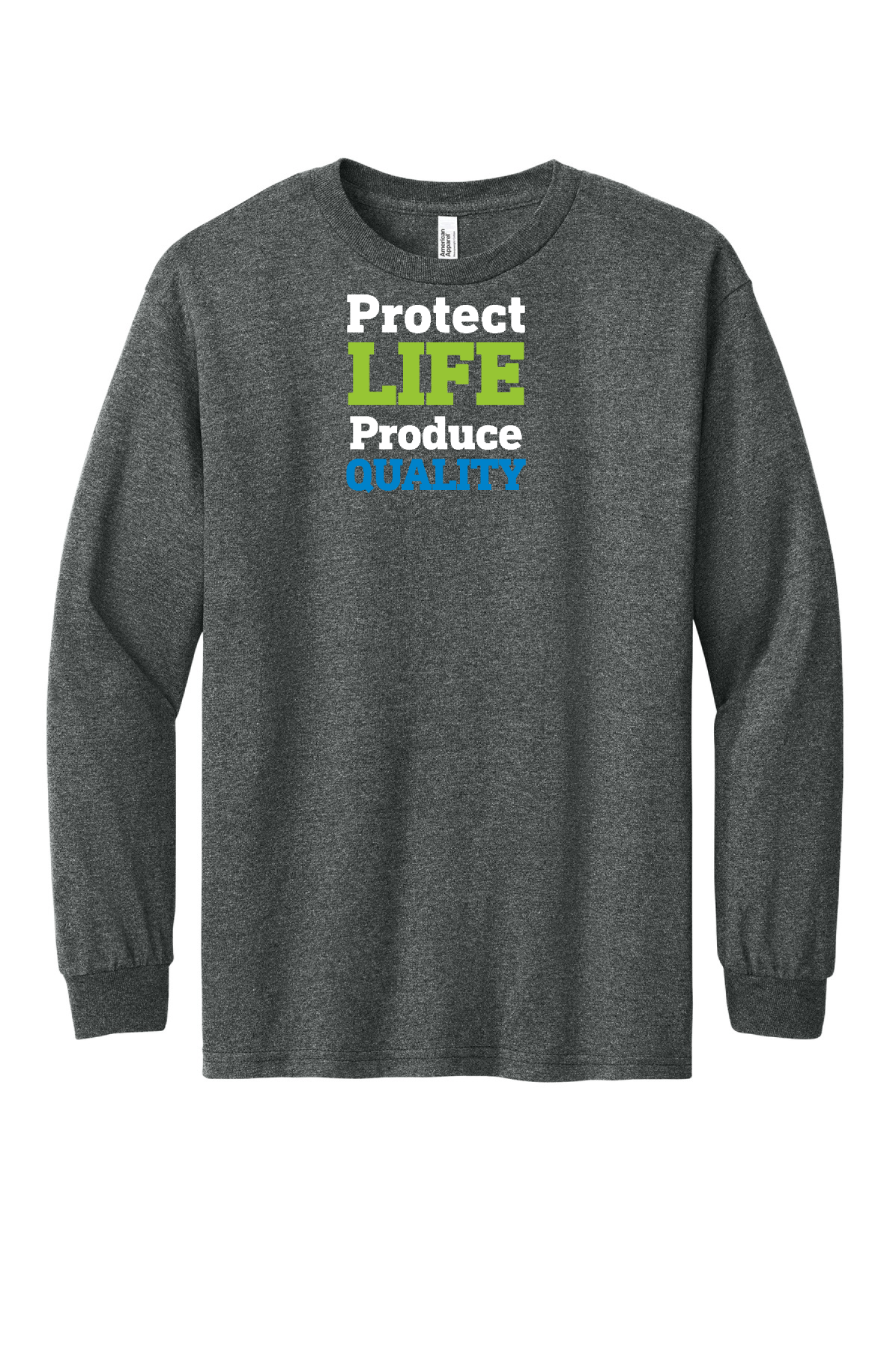 Front Design - Heather Charcoal