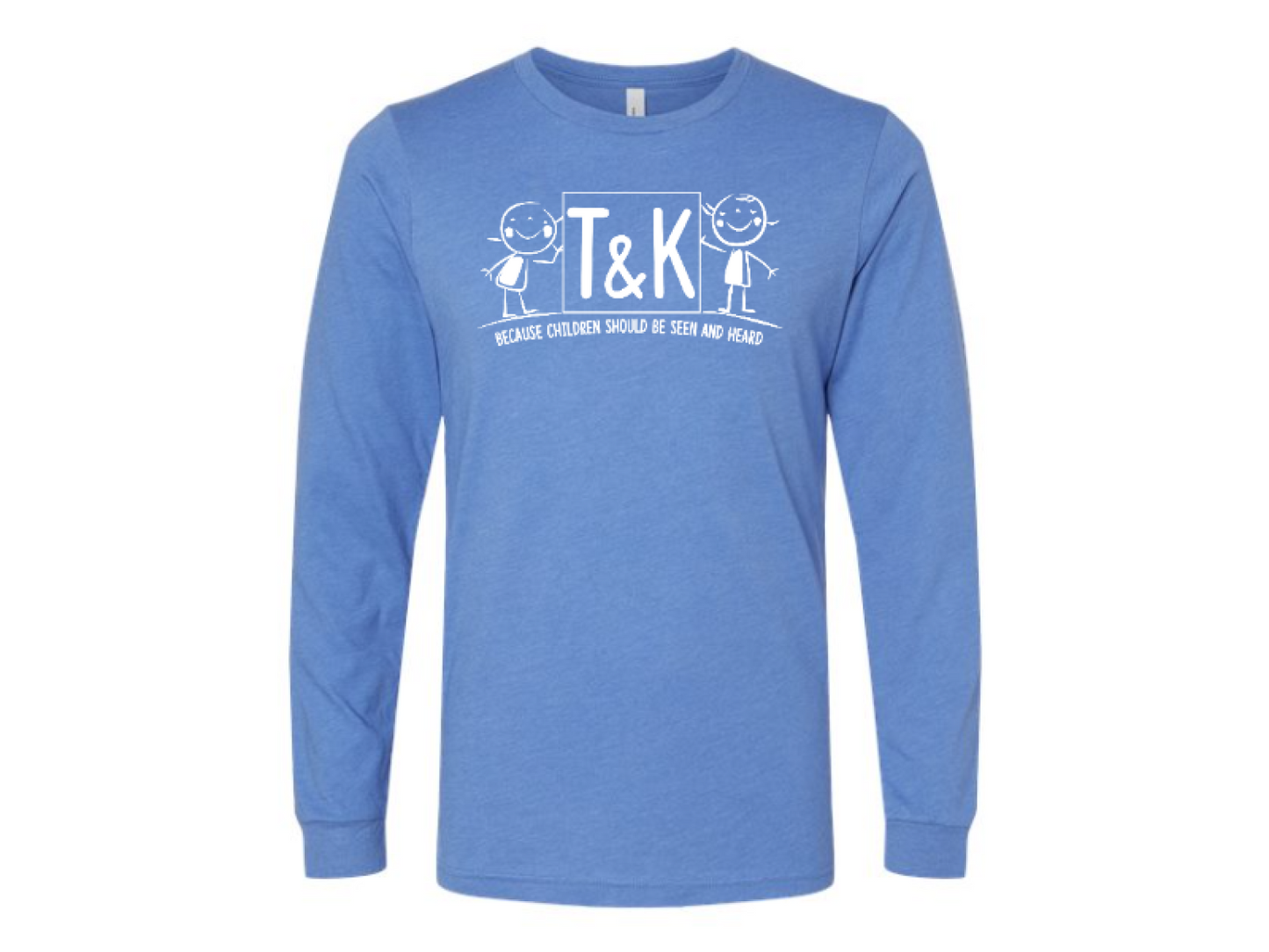 Front Design - Heather Columbia Blue