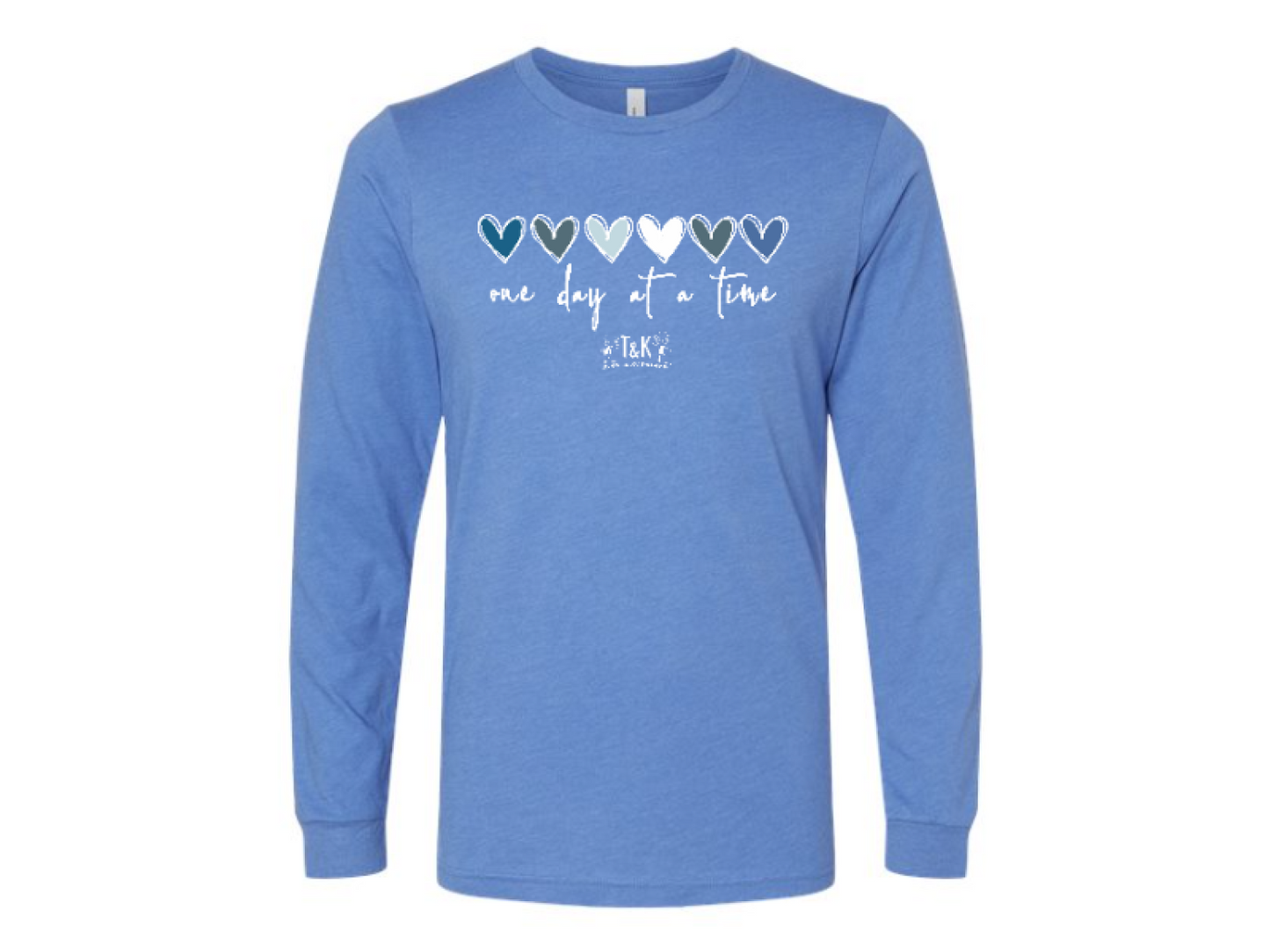 Front Design - Heather Columbia Blue
