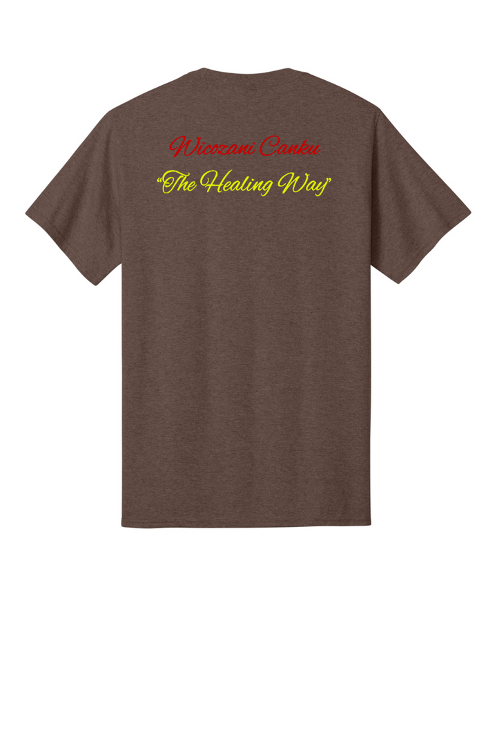 Back Design - Heather Dark Chocolate Brown