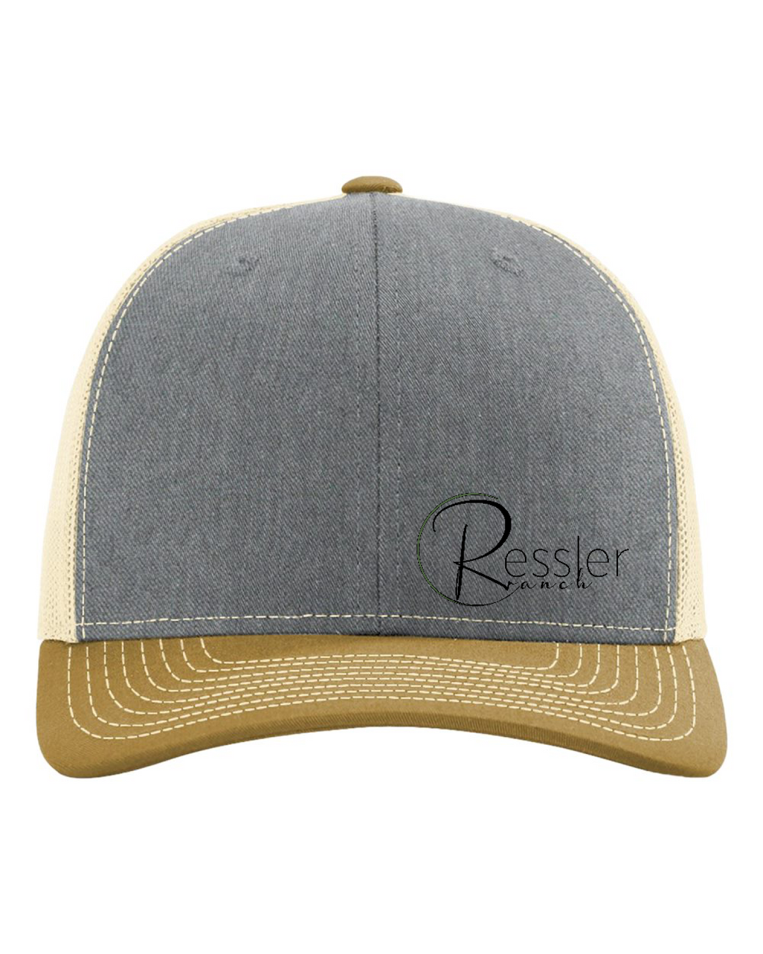 Front Design - Heather Grey/ Birch/ Amber Gold