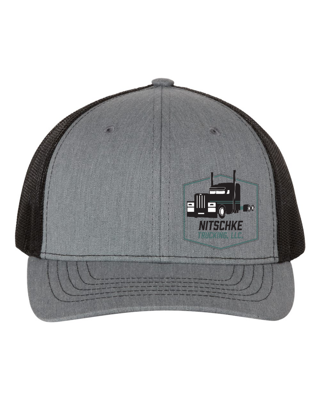 Front Design - Heather Grey/ Black