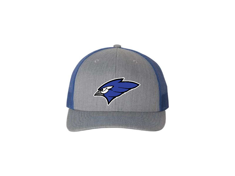 Front Design - Heather Grey/ Royal