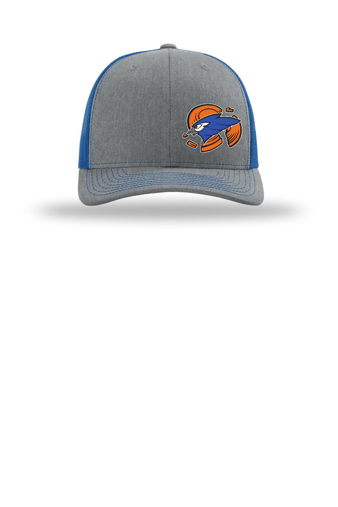 Front Design - Heather Grey/ Royal