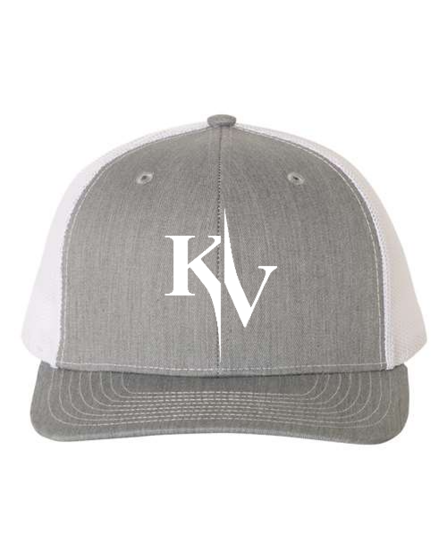 Front Design - Heather Grey/ White