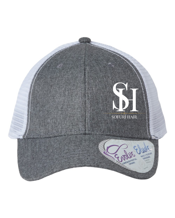 Front Design - Heather Grey/ White