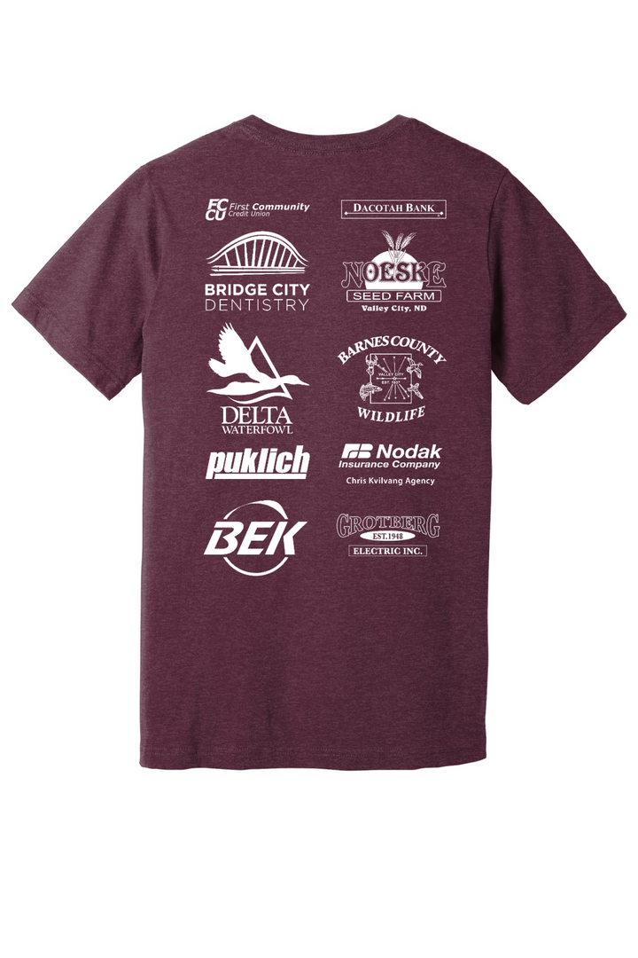 Back Design - Heather Maroon