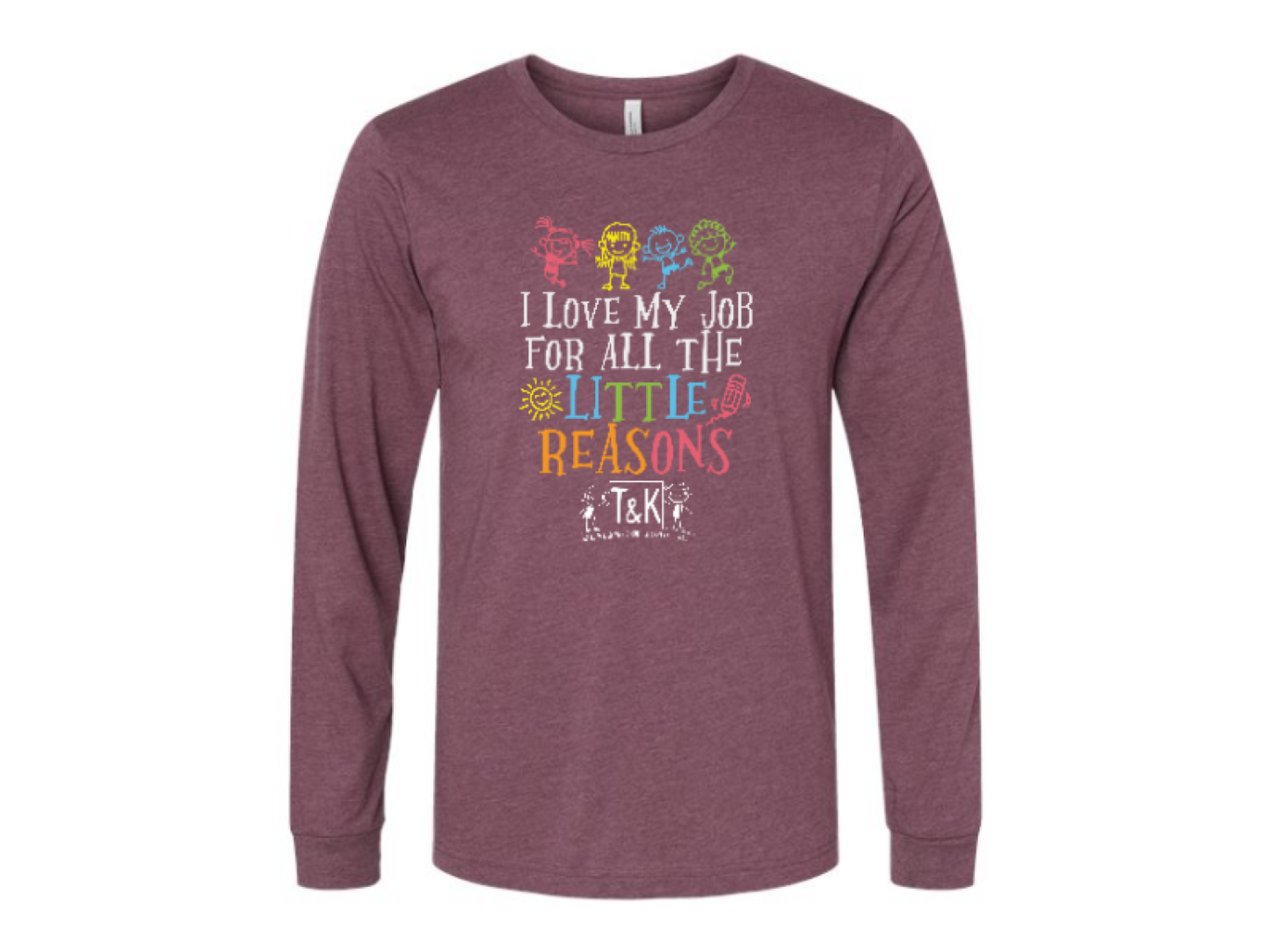 Front Design - Heather Maroon