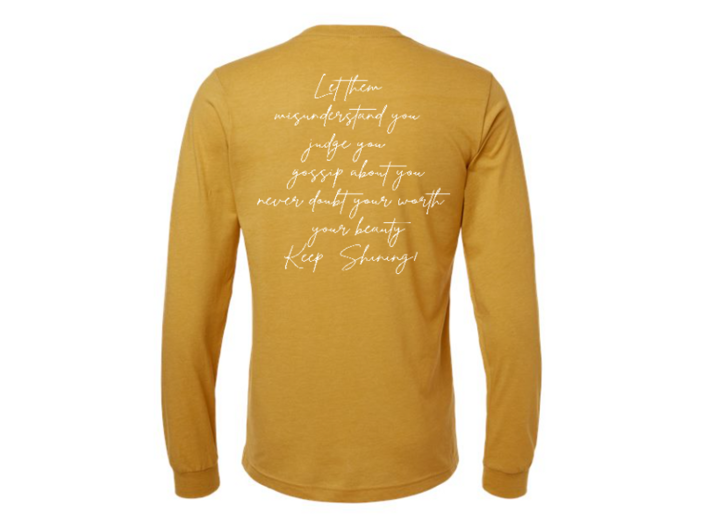 Back Design - Heather Mustard