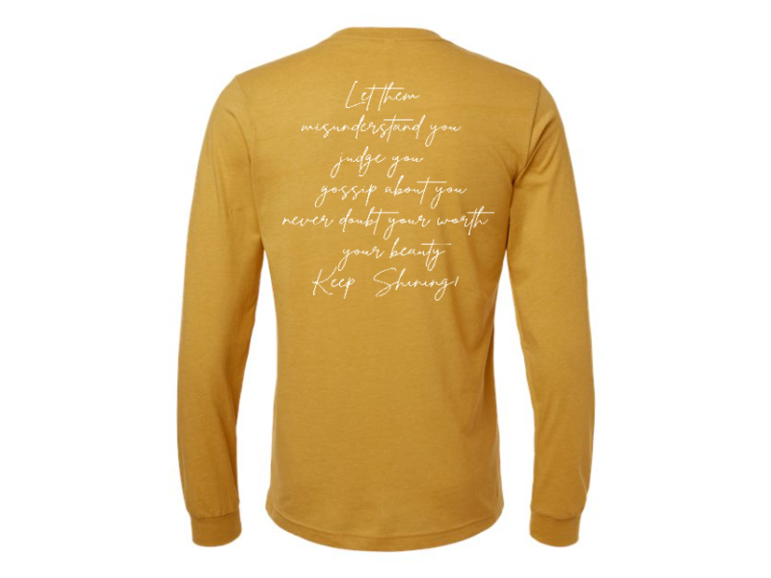 Back Design - Heather Mustard