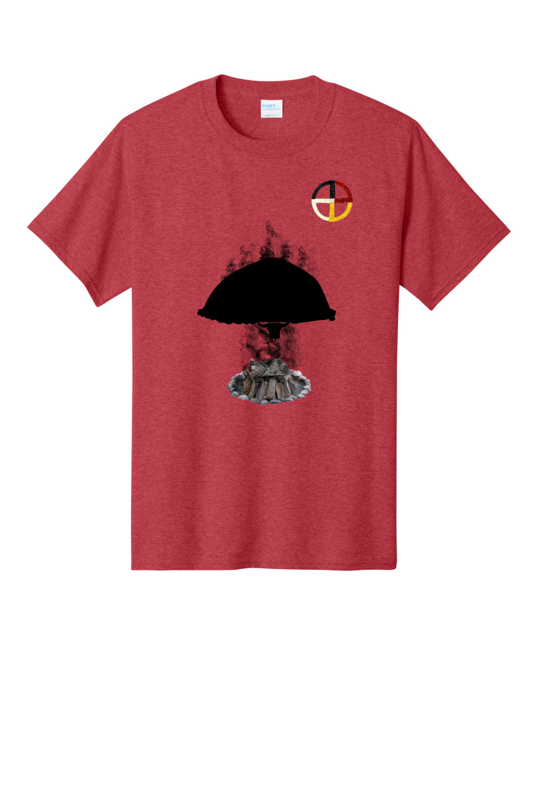 Front Design - Heather Red